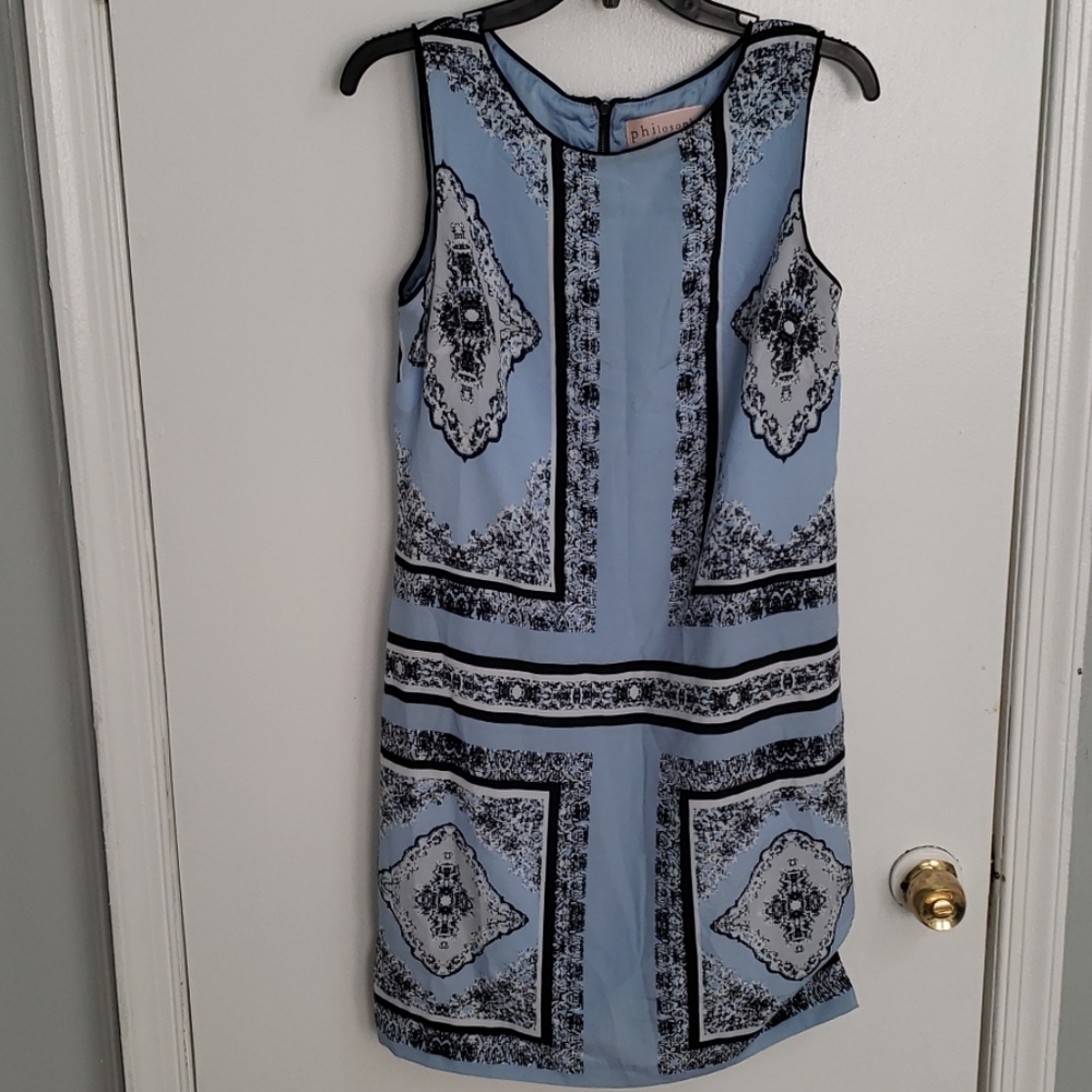 Philosophy size 10 light blue dress